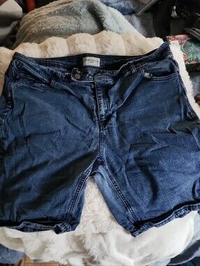 St. John's Bay Dark Blue Women's Denim Shorts